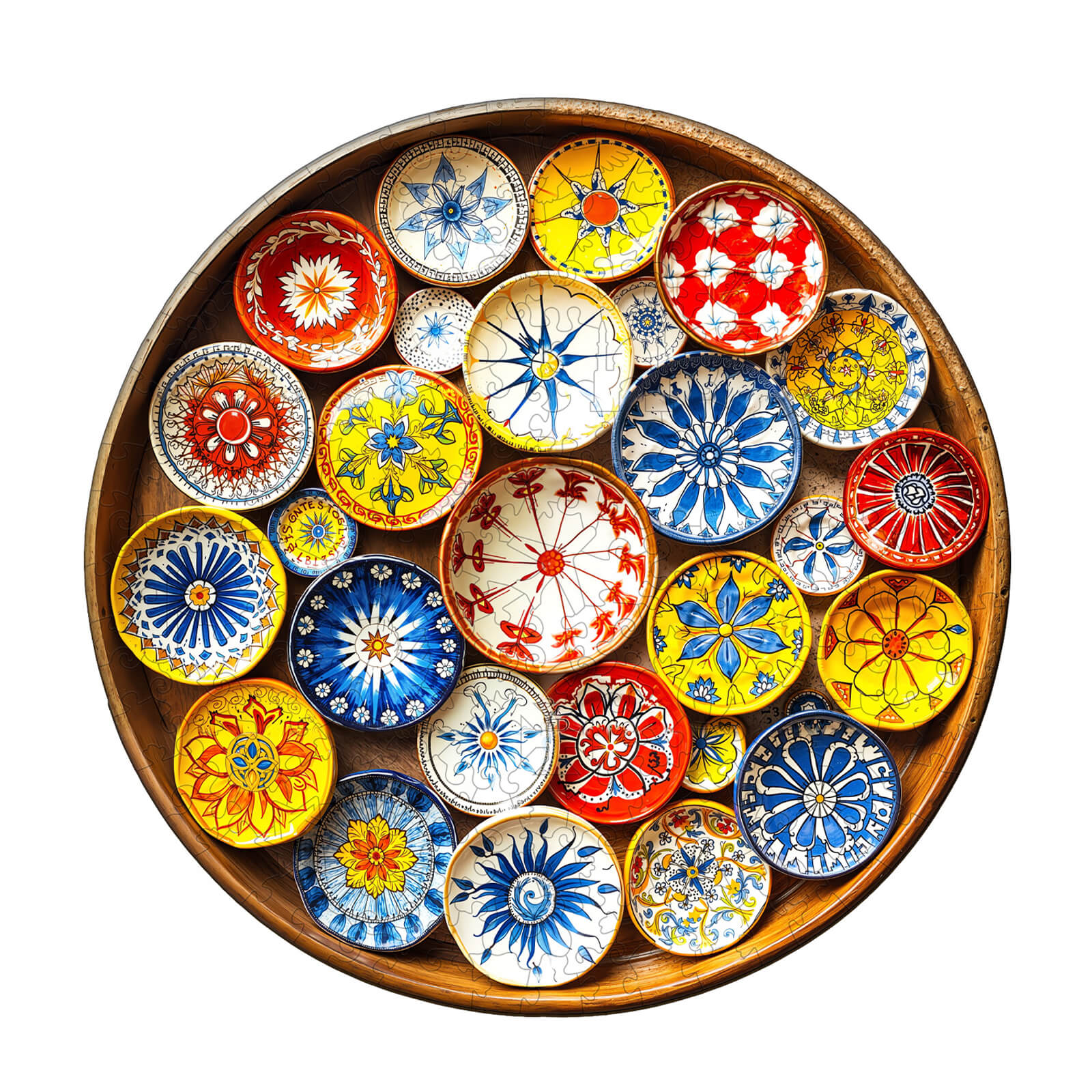 Andalusian Tiles– Spain Wooden Jigsaw Puzzle