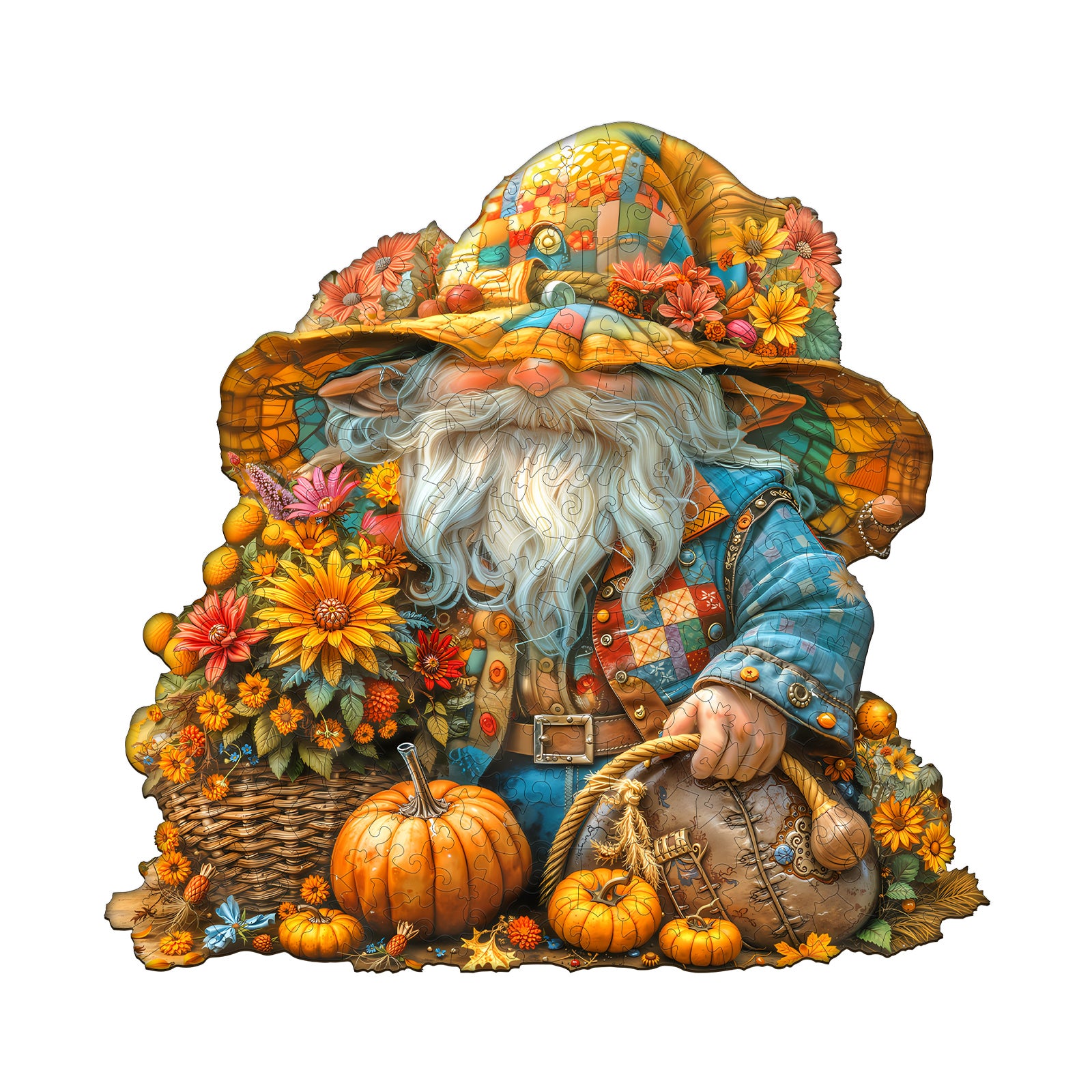 Golden Gnome Wooden Jigsaw Puzzle