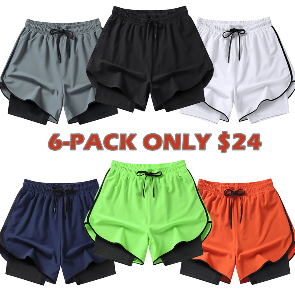 Women’s 3-Inch Athletic Running Shorts – Quick-Dry Workout Training Shorts with Built-in Liner for Summer Fitness