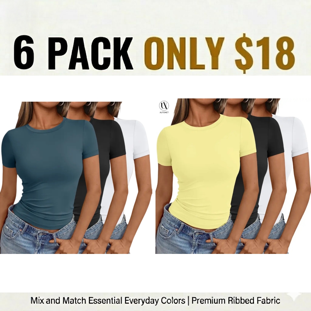 Womens 6/9/15 Piece Short Sleeve Shirts