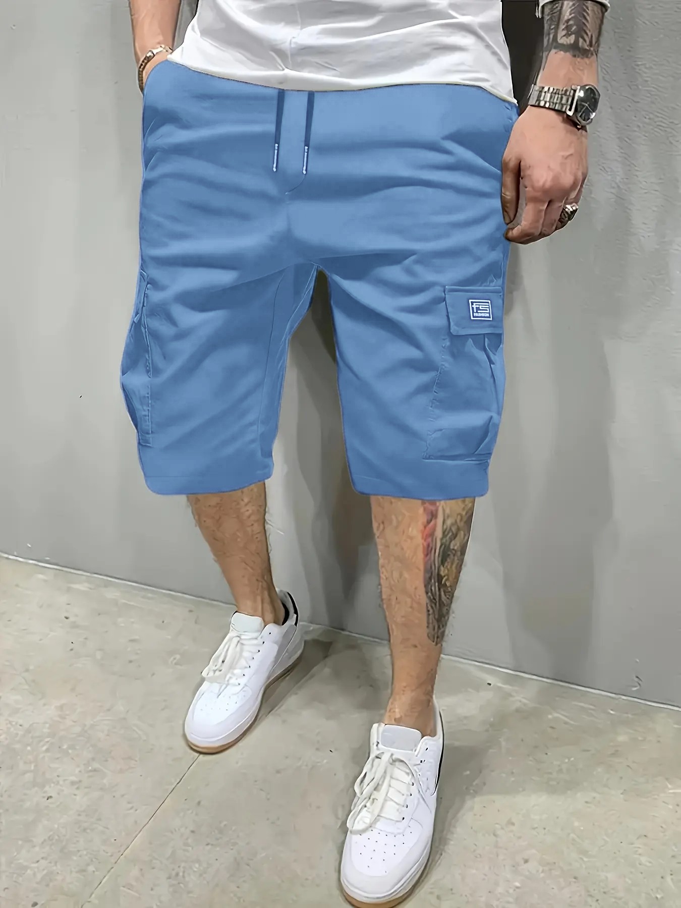 🔥Men's Multi-Pocket Cargo Shorts Casual Streetwear Set