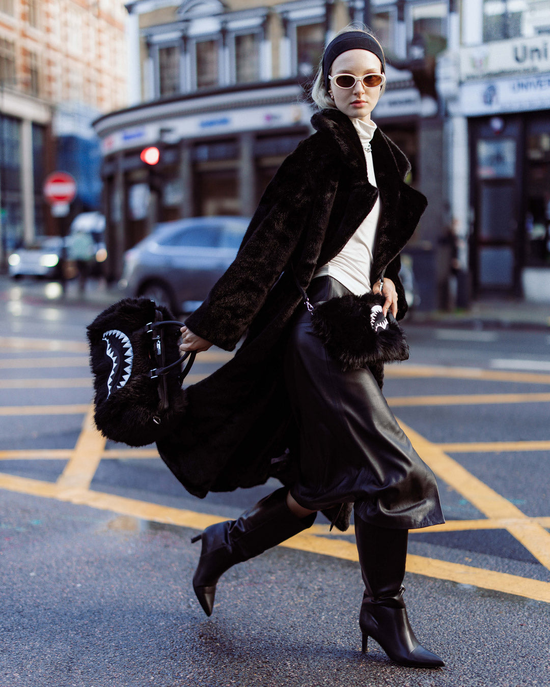 FURZILLA SHARK (NIGHT) MINI DUFFLE