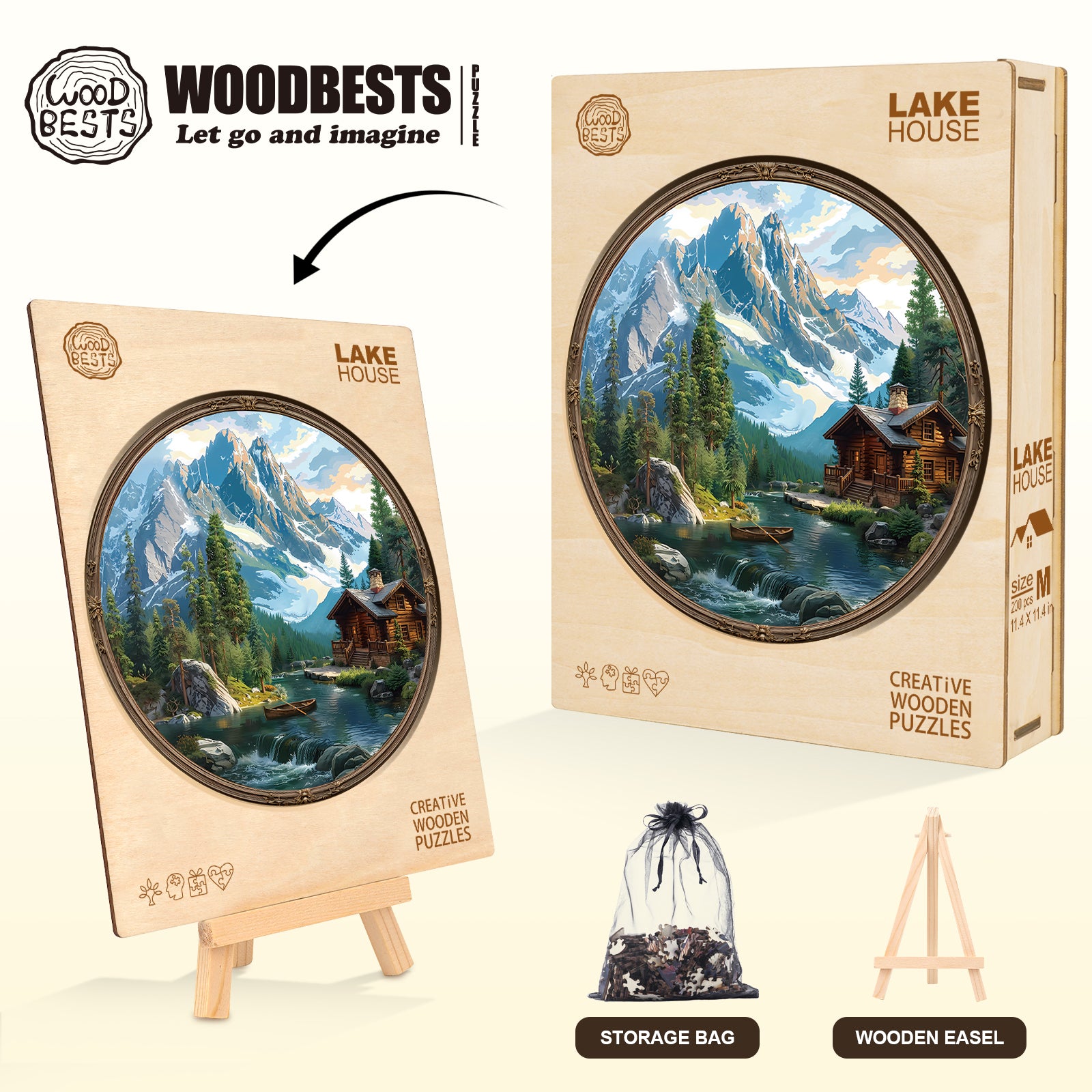 Lake House Wooden Jigsaw Puzzle