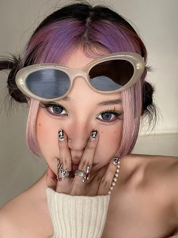 Stylish Selection Geometric Sun-Protection Sunglasses Accessories