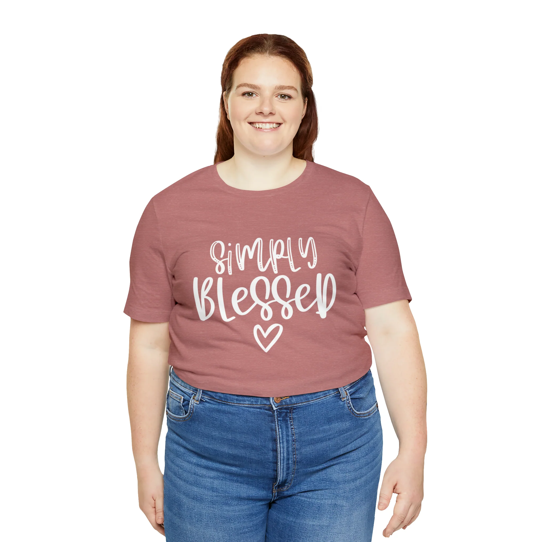 Simply Blessed Unisex Jersey Short Sleeve Tee