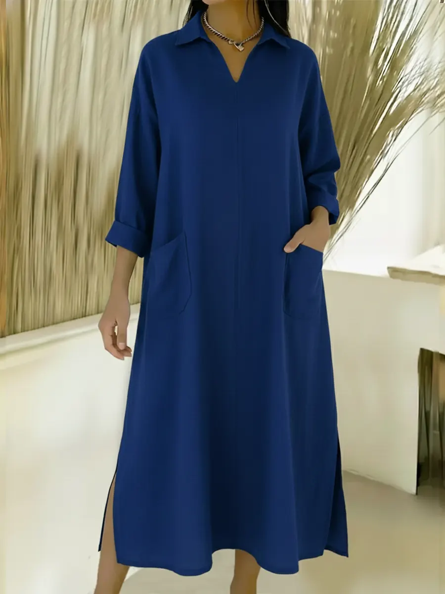 Women's Loose-fitting Denim Cotton Dress