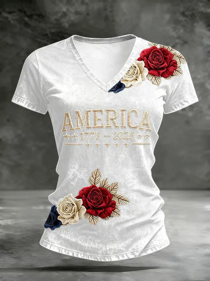 Women's America 250th Anniversary Print T-Shirt