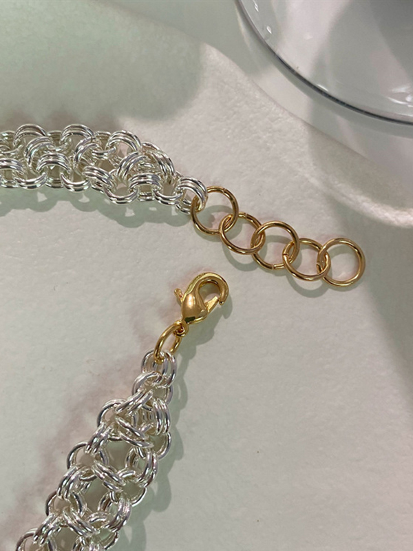 Contrast Color Classic Necklaces Accessories