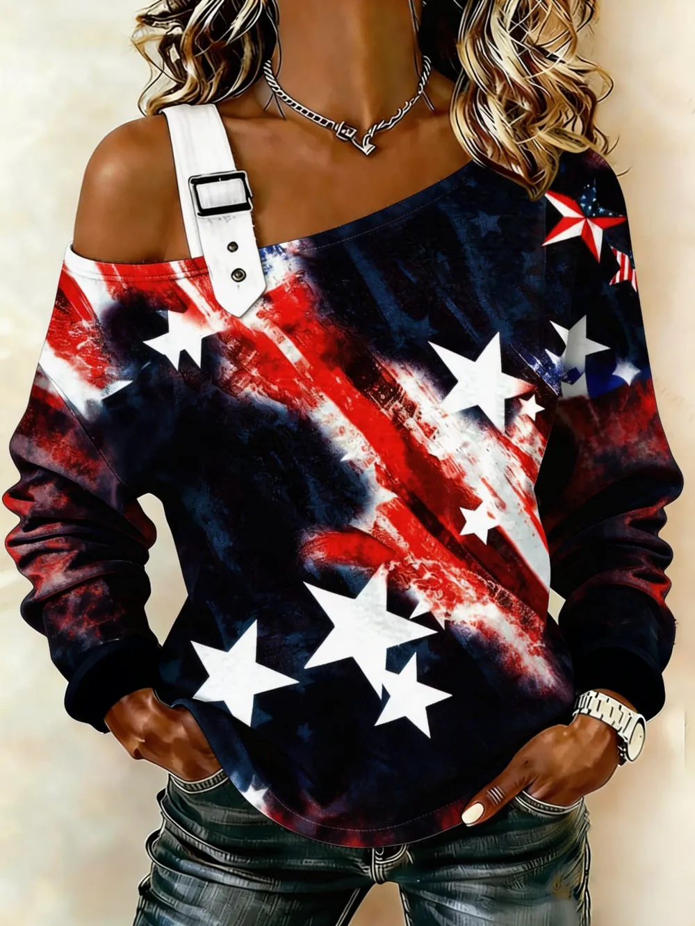 Women's 250th Anniversary Dyeing Printed Hoodie