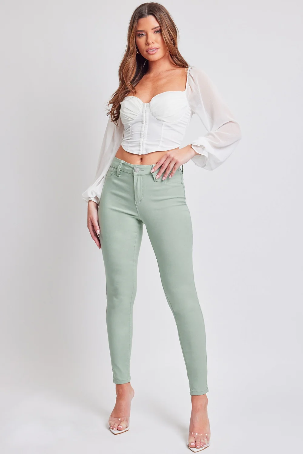 Jeanswear Hyperstretch Mid-Rise Skinny Jeans