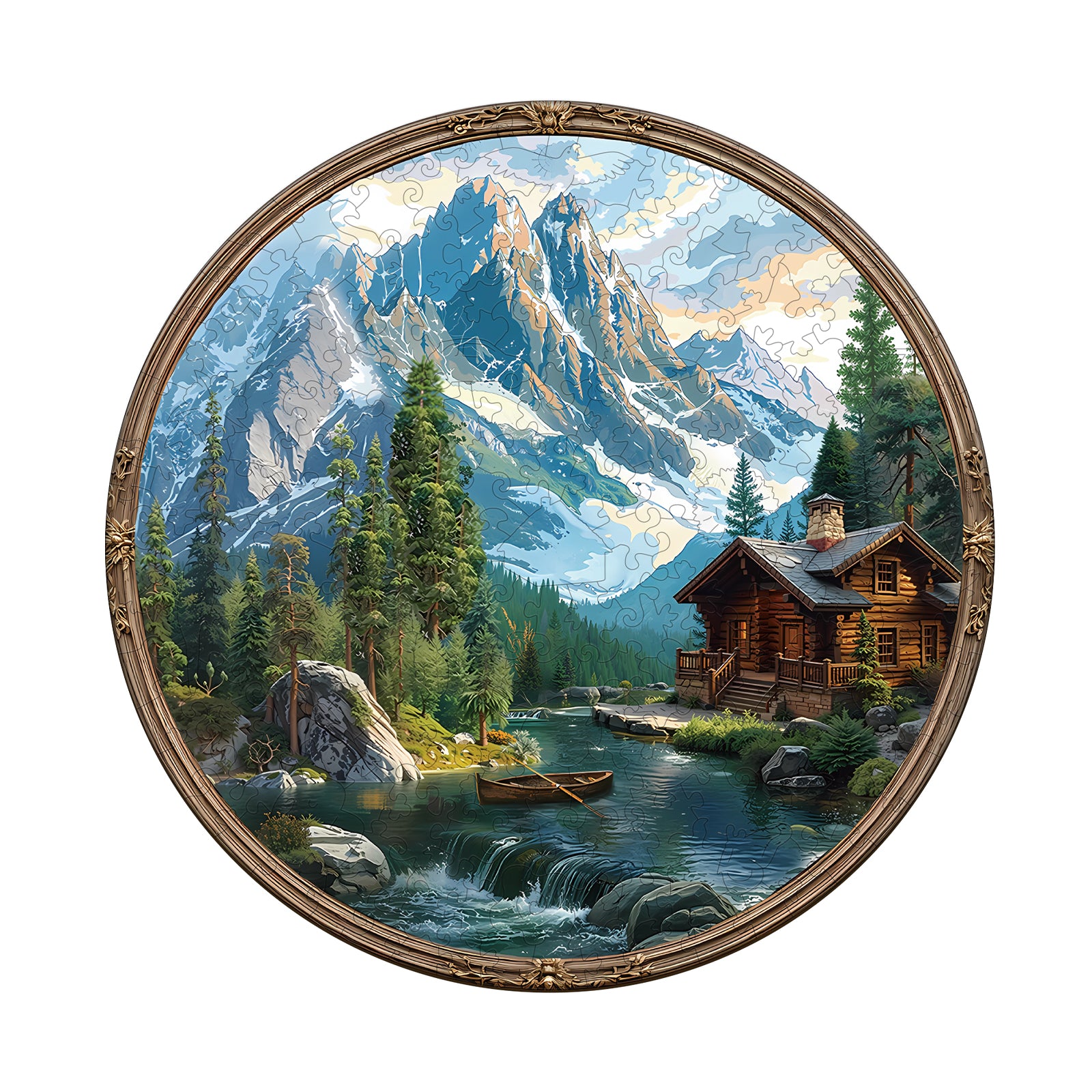 Lake House Wooden Jigsaw Puzzle