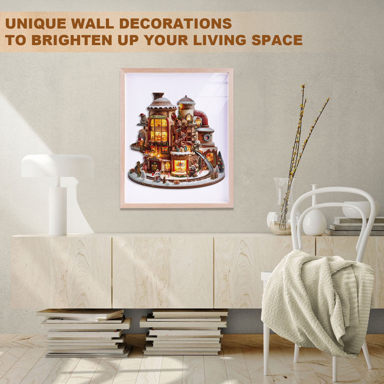 Coffee Workshop Wooden Jigsaw Puzzle