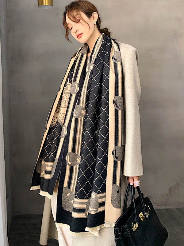 Original Warm Print Shawl&Scarf